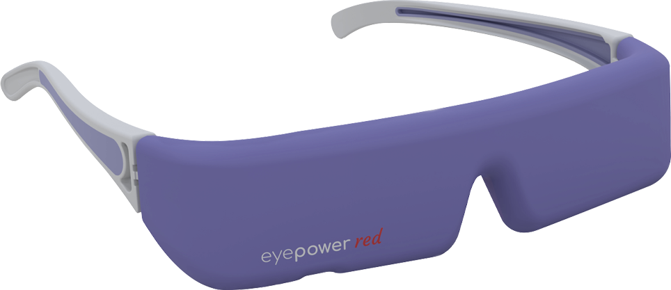 eyepower red device seen from the front