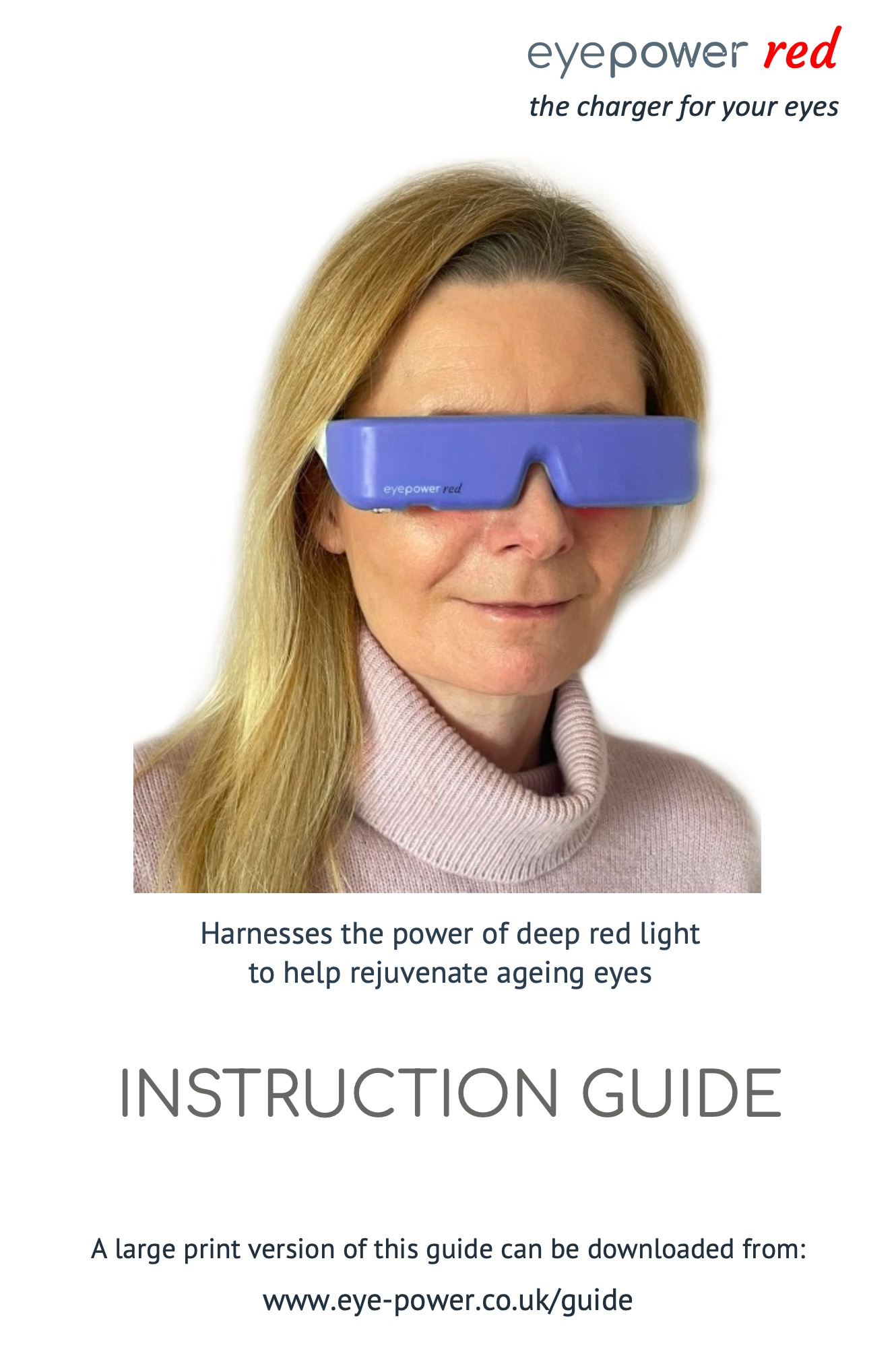 Printed eyepower red instruction guide